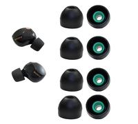 Rhinenet Punta de auricular de silicona, mediano, 8 Count, compatible con Sony 1000XM5/1000XM4/LinkBuds S/WF-C500/WF-C700N, negro