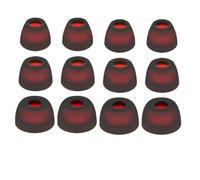 Rhinent Puntas de silicona premium para haz de onda JBL, tapones para los oídos Tune Beam TWS - Estuche de carga adecuado, compatible con perillas/auriculares flexibles de 2 pulgadas SML 12 piezas