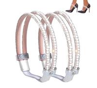 Rhinestone Ankle Shoe Straps - Detachable Fashion Footwear Bands, Anti Slip Decorative Laces, Versatile Accessory | Womens Girls High Heel Sandals Stiletto Fit For Secure Stylish Wear