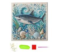 Rhinestone Art Kits 3D DIY Coastal - - Craft Sparkling Decoration Paintings