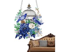 Rhinestone Art Paint Kits - DIY Flower Gem Painting Kit, Crafting Mosaic Sticker Set Artistic Hobby Project Decorative Supplies Fun Activity| Ornament Craft Spring Home Decor With Vibran