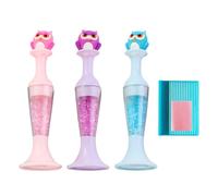 Rhinestone Art Pen Set, 3 x Owl and Flower Pot Design 12 x 4 cm, Glitter Diamond Embroidery Pen, Ergonomic Bead Painting Tool, Precision Applicator for