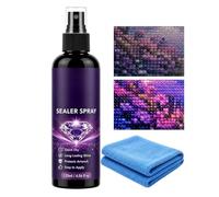 Rhinestone Art Sealant 60 ml 120 ml Painting Brightener | Quick Drying Crafting Glue Spray | Diamond Art Sealant For Rhinestone Projects | Fast Dry Finishing Coat For Beginners Artists Adults |