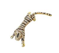Rhinestone Brooch Pin, Elegant Jewelry, 10.24x2.36 Inch Shoulder Epaulette with Metal Material, Decorative Brooch with Sparkling Design, Jewelry Accessory with Stylish Look, Gear Accessory,