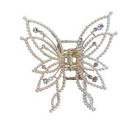 Rhinestone Butterfly Hair Clips, Sparkly Hair Claw Jaw Clips, Elegant Hair Accessories For Teens, Strong Hold Claw Clips For Styling, Decorative Buttrendy Glitter Rhinestone Bling Headwear For Wedding