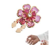 Rhinestone Button Cover - Alloy Decorative Cufflinks | Women Button Pins Covers | Cuff Link Jewelry Fashion Accessories For Shirt Dress Suit Blouses Business Daily Party Wedding Work Sewing Crafts