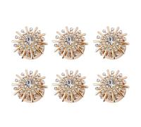 Rhinestone Button Covers, Women's Rhinestone Button Covers, Blouse Button Covers, Detachable Shirt Button Clips, Button Covers Jewelry, Button Covers for Men Shirts Clothing, Set of 6
