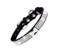 Rhinestone Dog Collar - Soft Female Cat Canine Ornament Design, Tear-Resistant Decorative Neckwear Feature, Elegant Companion Styling Detail | Brilliant Puppy Kitten Trinket Long-Tail Keyword