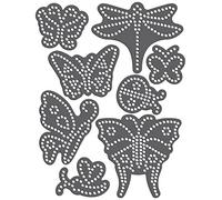 Rhinestone Genie Plantilla magnética de diamantes de imitación, flexible, color negro