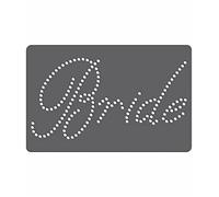 Rhinestone Genie Plantilla magnética de diamantes de imitación, flexible, color negro