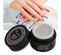 Rhinestone Glue Gel, Nail Gel Glue, diseño de botella pequeña portátil que decora tu uña para secar con lámpara LED o UV