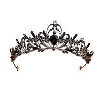 Rhinestone Korean Princess Crown - Elegant Headwear For Weddings & Street Style, One Size, Madera de agar, Sin gemas.