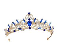 Rhinestone Korean Princess Crown - Elegant Headwear For Weddings & Street Style, One Size, Madera de agar, Sin gemas.