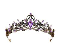 Rhinestone Korean Princess Crown - Elegant Headwear For Weddings & Street Style, One Size, Madera de agar, Sin gemas.