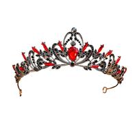 Rhinestone Korean Princess Crown - Elegant Headwear For Weddings & Street Style, One Size, Madera de agar, Sin gemas.