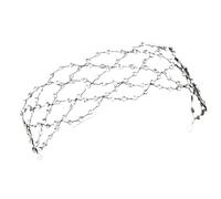 Rhinestone Mesh Wide Brim Headband - European & American Style Party Accessory, talla única, Agar