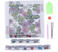 Rhinestone Painting Kit DIY Exquisite Bright Colors Antioxidant No Fading Rhinestone Art Kits for Adults Kids Family Craft Activity 30x30cm Christmas Gifts (AK002)