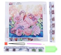 Rhinestone Painting Kit DIY Exquisite Bright Colors Antioxidant No Fading Rhinestone Art Kits for Adults Kids Family Craft Activity 30x30cm Christmas Gifts (AK003)