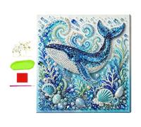 Rhinestone Painting Pearl 3D Sparkling, Coastal DIY Craft Decoration
