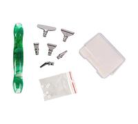 Rhinestone Painting Pen Assorted Alloy Heads Ergonomic Handle Durable Point Drill Pen for Handicraft DIY Rhinestone Art Craft Resin Material 6 Metal Pen Heads Christmas Gifts (Green)