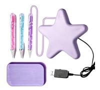 Rhinestone Painting Pen - Electric Art Tool for DIY Crafts | Wax-Free Gems with Tray & Ergonomic Design for Christmas Decorations, Home Projects, Rhinestone Art, Adults, Beginners and Holiday Crafting