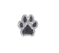 Rhinestone Paw Print Decals - Sparkly Cat Dog Stickers, Crystal Car Window Laptop Decor, Paw Grip Stickers, Shiny Animal Footprint Adhesive Set | Cute Decorative Accessory For Vehicle Bumper Styling