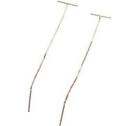 Rhinestone Pendant Earring，Stylish 925 Tassel Threading Earrings Hanging Long Cear Jewelry Girl Jewelry Gift/en