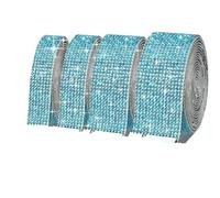 Rhinestone Ribbon 1 yarda autoadhesiva pegatina de diamantes imitación cinta cristal DIY for ropa zapatos coche teléfono decoración del hogar para Manualidades de Costura Ropa(Color 9,L)