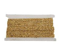 Rhinestone Ribbons Sparkling Golden Glitter Self Adhesive DIY Craft Decoration for Wedding Parties Costumes Jewelry Making 1.5cm Width 5 Yards