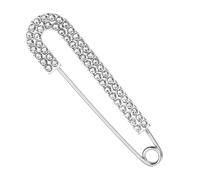 Rhinestone Safety Pin Brooch - Decorative Zircon Pin | Vintage Anti-Exposure Jewelry Tightener, For Clothes Fashion LoversNight Party Wedding Evening Casual, Sparkling Brooch