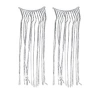 Rhinestones Cadena para el Cabello Masqueraden Fiesta Flecos Queso Horquilla Cabello Cabello Peine Club Accesorios para el Cabello