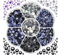 Rhinestones Hotfix 3000pcs Diamantes Imitacion Hotfix, Piedras Strass Termoadhesivas, Diamantes Termoadhesivos, 7 Tamaños, SS6-SS30, Para Manualidades, Ropa, Decoración De Bricolaje