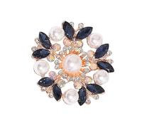 Rhinestones Pearls Broche Flower Pon Multi Funcional Pon Para Vestidos Caíes Elegantes Joyas De Accesorio Broche Flores