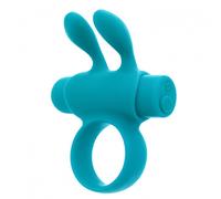 Diversual Rhingo Plus, Anillo Vibrador Hombre, Recargable USB, 5 Intensidades, 5 Modos de Vibración (Turquesa)