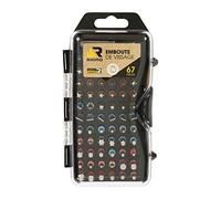 Rhino 22812 - Juego de destornilladores (67 piezas, con portapuntas magnéticas-cromo vanadio de 5 años-Cruciformes, platos, cuadrados, torx, Allen, varios tamaños disponibles