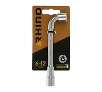 Rhino 2852 - Llave tubular (10 mm, 6/12 vendajes de acero (cromo vanadio)