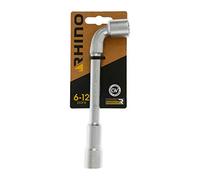Rhino 2902 - Llave de vaso tubular, diámetro de 15 mm, 6/12 lados, acero (cromo vanadio), varios tamaños disponibles, NC