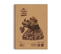 RHINO A4 Recycled Save the Rhino Hardback Notebook