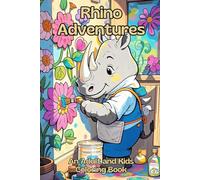 Rhino Adventures: An Adult and Kids Coloring Book