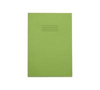 Rhino - Cuaderno de ejercicios A4 Plus, color verde, S10 cuadrado, 80 páginas, 50 unidades