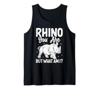 Rhino Eres Pero ¿qué Soy yo? Camiseta sin Mangas