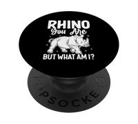 Rhino Eres Pero ¿qué Soy yo? PopSockets PopGrip Adhesivo