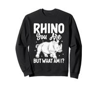 Rhino Eres Pero ¿qué Soy yo? Sudadera