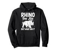 Rhino Eres Pero ¿qué Soy yo? Sudadera con Capucha