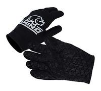 Rhino Guantes de Rugby Unisex, Color Negro, S/M