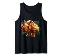 Rhino Jungle, Animal de Safari de Vida Silvestre Tropical Camiseta sin Mangas
