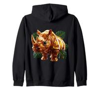 Rhino Jungle, Animal de Safari de Vida Silvestre Tropical Sudadera con Capucha
