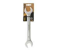RHINO - Llave de horquilla, llave plana, llave de apriete de 24 x 26 mm de diámetro, fabricada en acero (cromo vanadio) de alta calidad