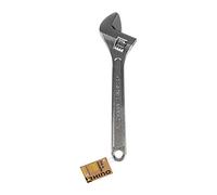 RHINO - Llave inglesa de gran apertura, llave inglesa ajustable, longitud 300 mm, alta calidad, fabricada en acero (cromo vanadio)