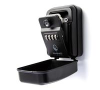 Rhino Lock Secure Pro Mk 2 - Caja de Seguridad Combinada para Llaves Montada en la Pared - Gran Almacenamiento Interno Con Cerradura de 4 Dígitos, Acceso